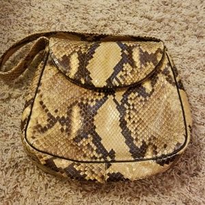 Vintage Bag Snake Skin
